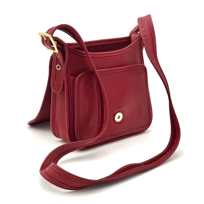 VTG Coach Studio Red Legacy Bag (HAS WEAR)