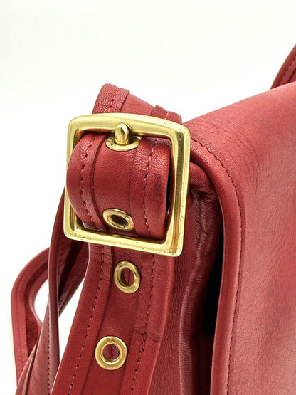 VTG Coach Studio Red Legacy Bag (HAS WEAR)