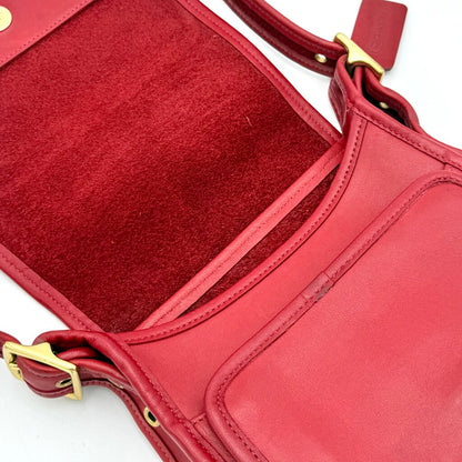 VTG Coach Studio Red Legacy Bag (HAS WEAR)