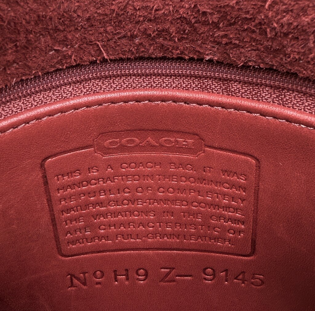 VTG Coach Studio Red Legacy Bag (HAS WEAR)