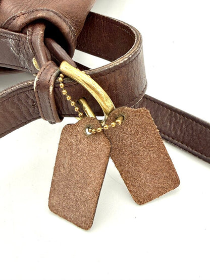 VTG Coach Flip Fletcher Dark Brown Crossbody Bag (HAS WEAR)