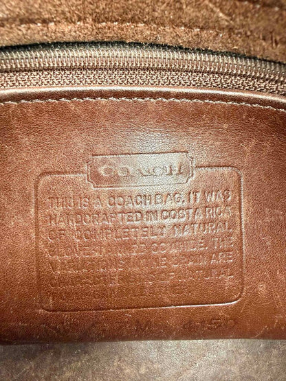 VTG Coach Flip Fletcher Dark Brown Crossbody Bag (HAS WEAR)