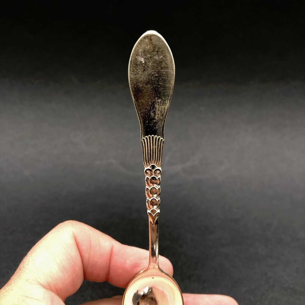 1920s Carl Cohn Danish Silver Plate Espresso Spoons /b