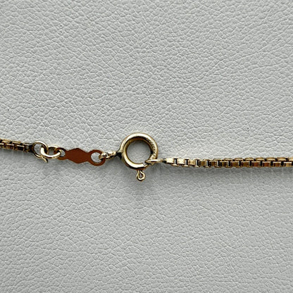 14k Gold Box Chain with Two 14k Sailboat Pendants and Fresh Water Pearl Pendant