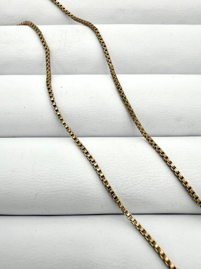 14k Gold Box Chain with Two 14k Sailboat Pendants and Fresh Water Pearl Pendant