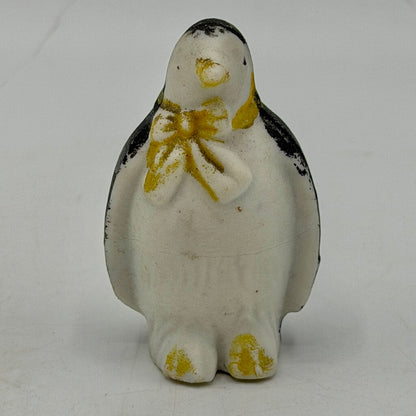 Lot Of 10 Vintage Miniature Bisque Animal Figurines Dog Bunny Cat Horse Penguin /cb