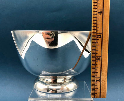 Towle #46 Turquoise Enameled Sterling Silver Bowl /b