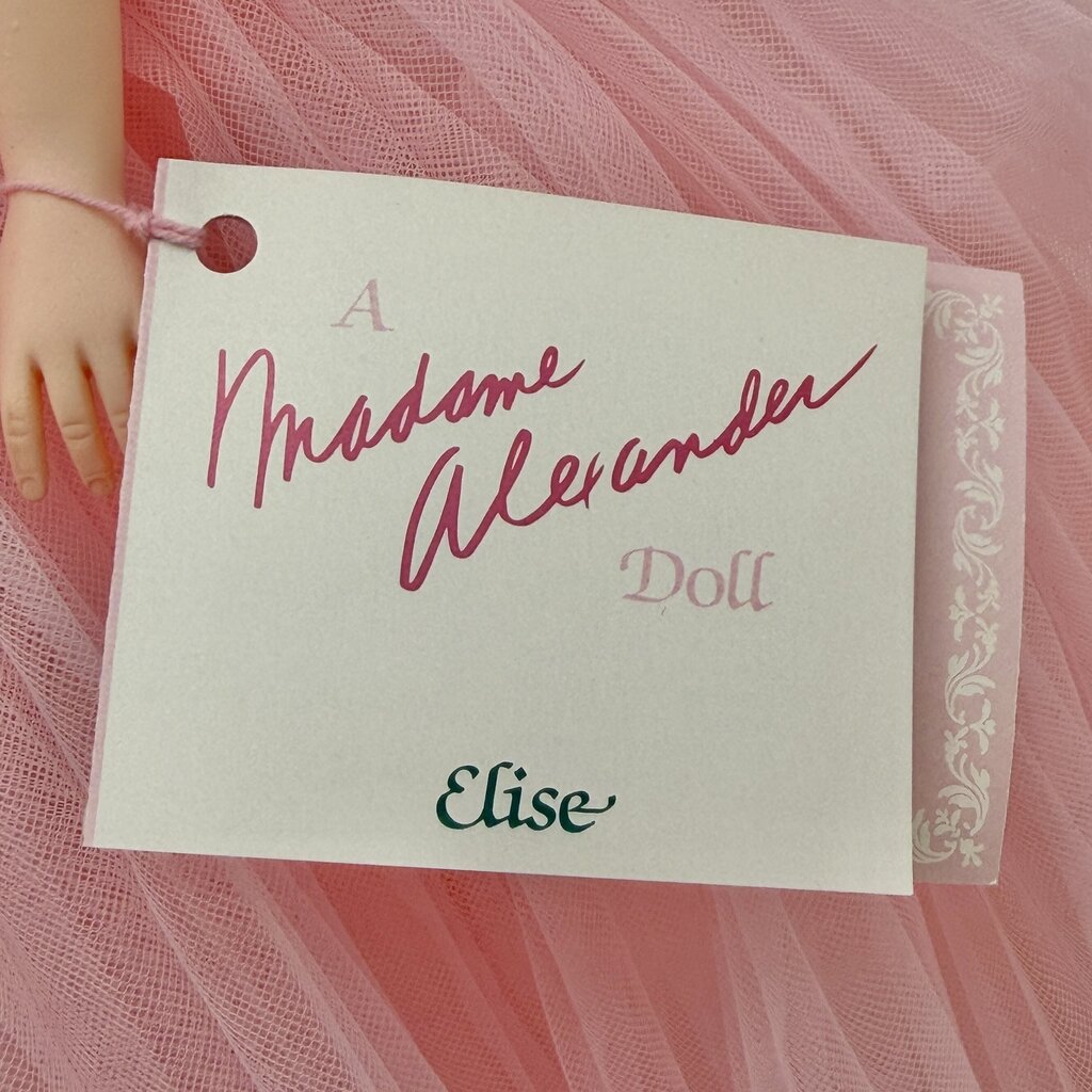 Vintage Madame Alexander Elise #1655 Bridesmaid Doll 17” in Box Beautiful /cb