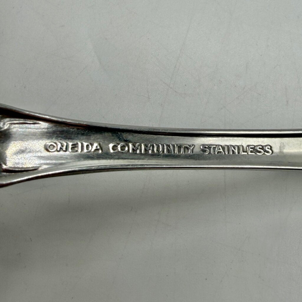 Oneida Community Stainless “Brahms” 7 Piece Serving Set Spoons Casserole Fork /cb