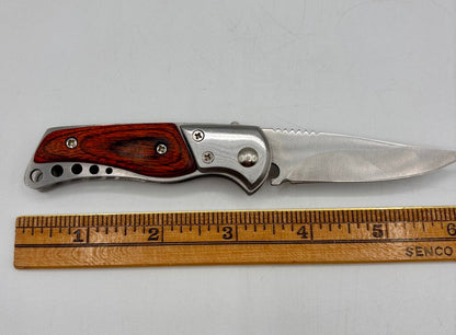 Lot of 3 Switchblade Knives 2 VTG.Italian Style & 1 Stainless /j