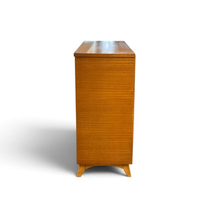 Tri-Bond Furniture Oak Tall 4 Drawer Dresser