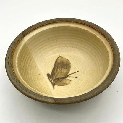 Nelson Hand-thrown Speckled Earthy Ceramic Butterfly Bowl