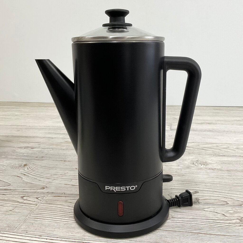 New In Box Presto Cordless-serve Stainless Steel Coffee Maker 12-cup