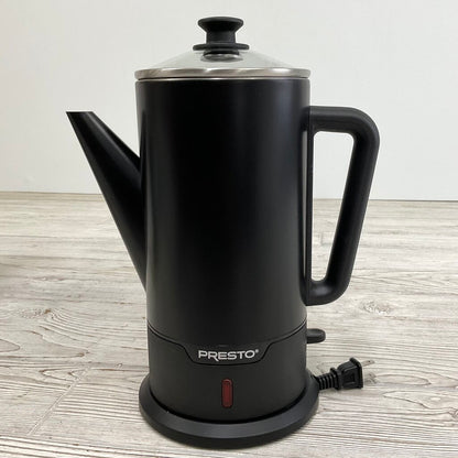 New In Box Presto Cordless-serve Stainless Steel Coffee Maker 12-cup