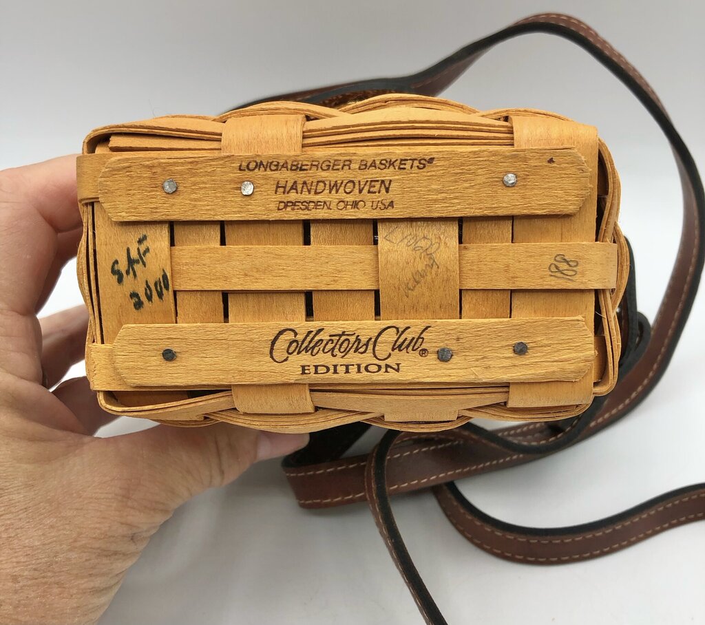 Longaberger Collectors Club 2000 Saddlebrook Basket Purse /b