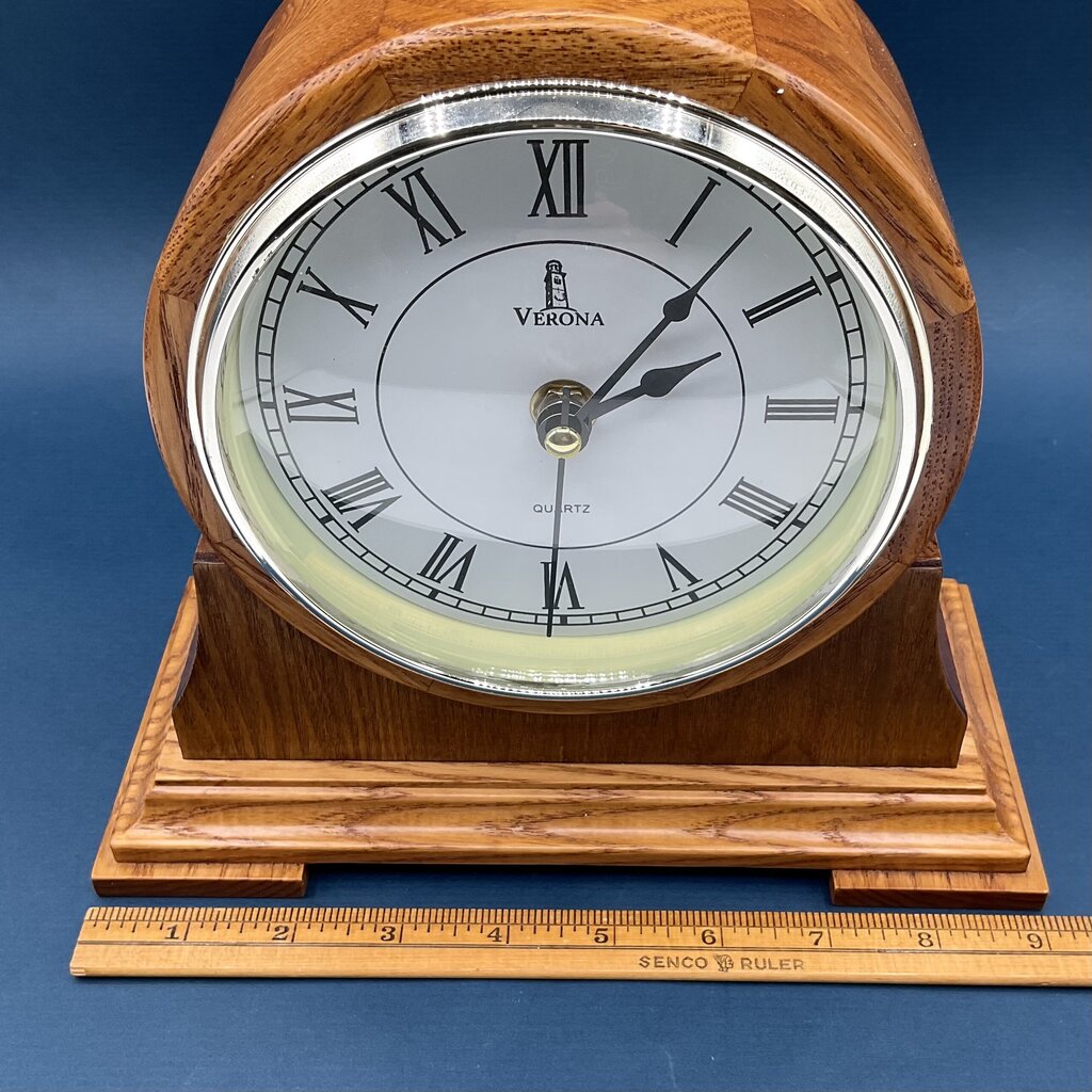 Verona Lovely Home Essentials Decorative Wooden Roman Numeral Analog Clock /f