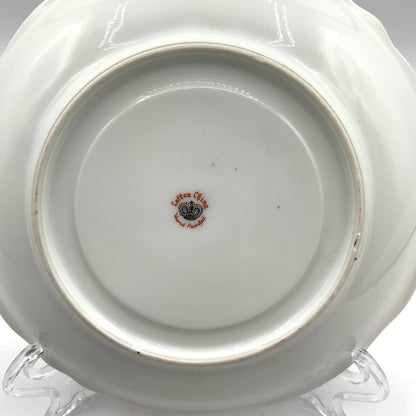 Antique Hand Painted Lefton Heavenly Rose Teacup and Saucer /f