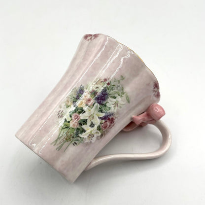 Bradford Editions Lena Liu’s Garden Treasures Teacups and Saucers Set of Two /f