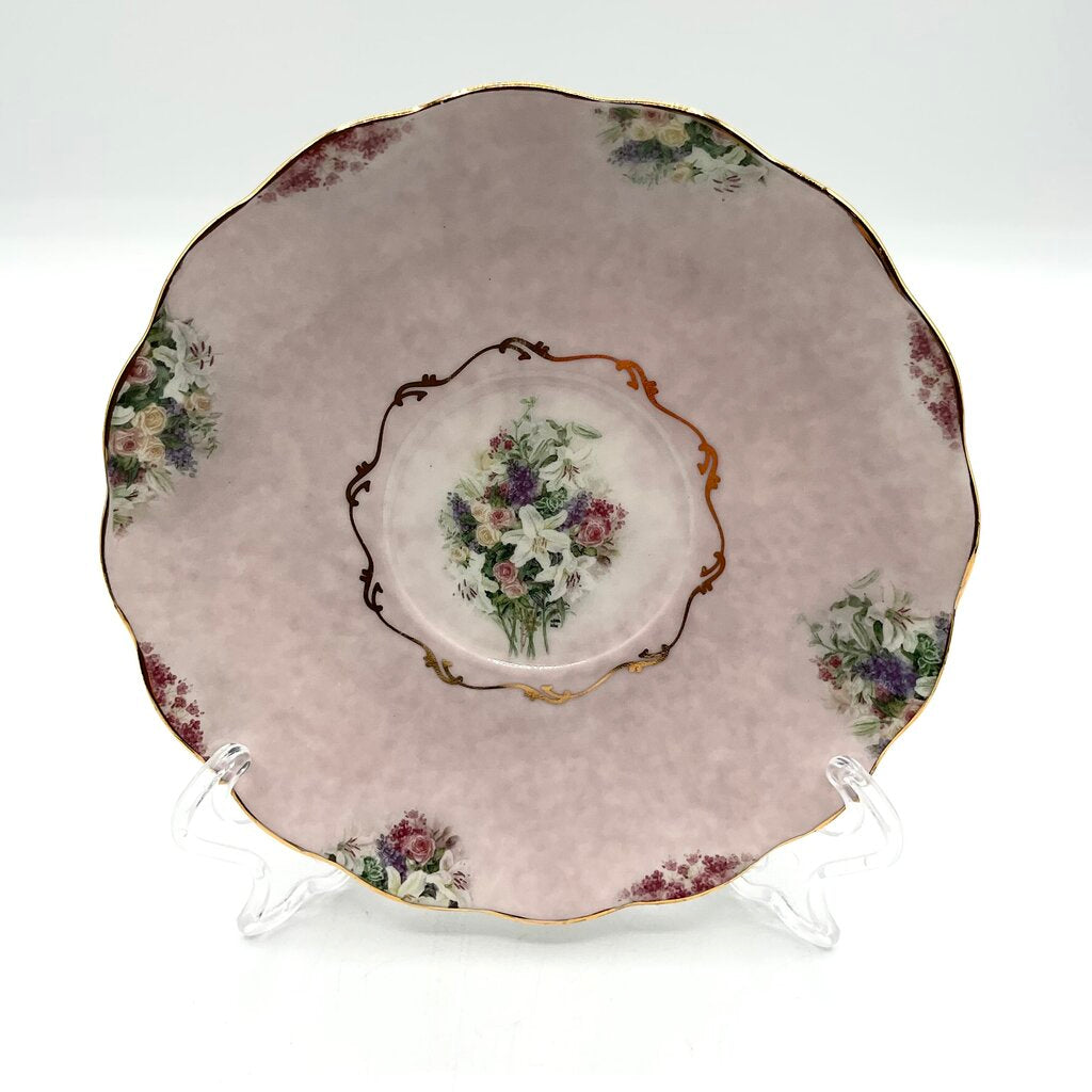 Bradford Editions Lena Liu’s Garden Treasures Teacups and Saucers Set of Two /f