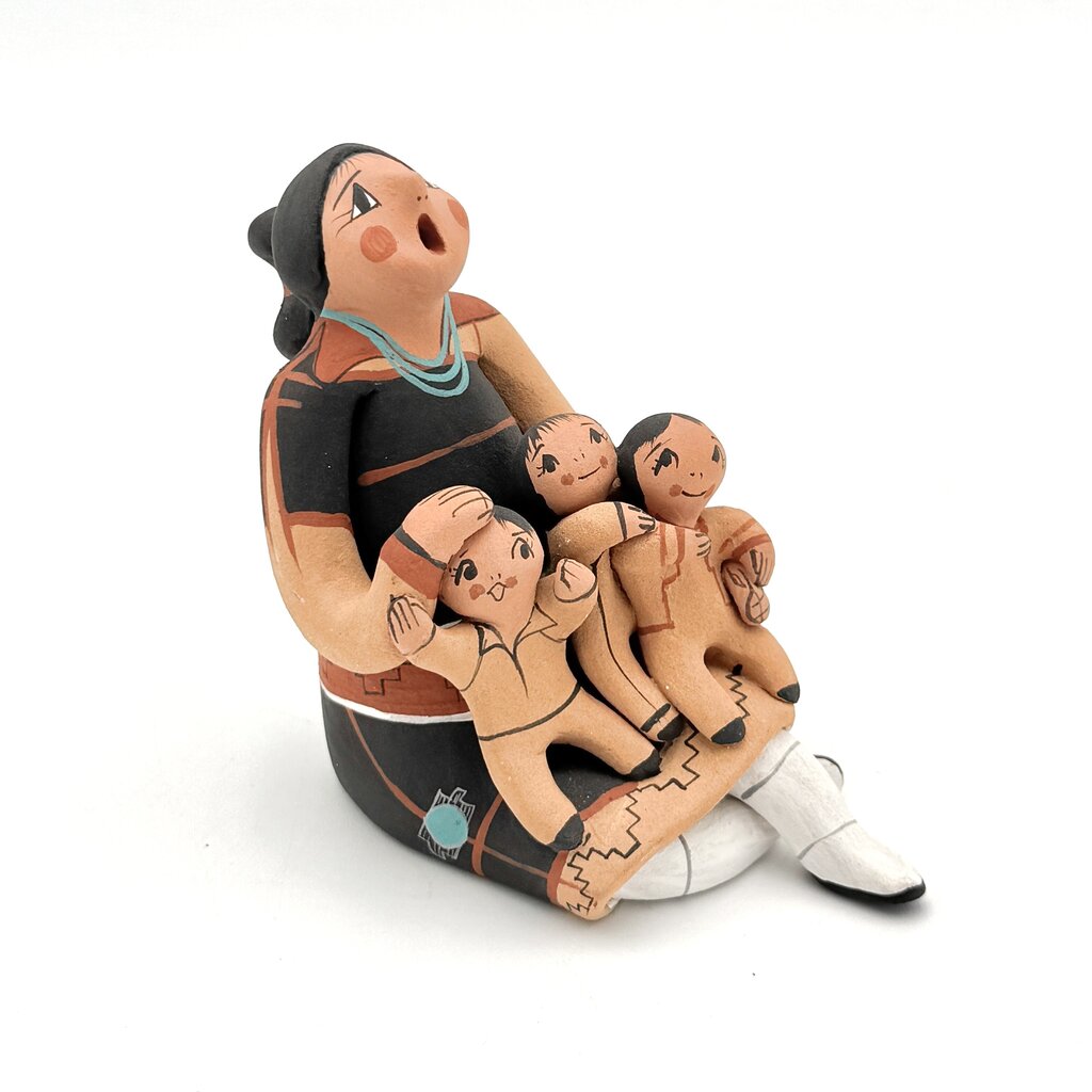 Mary Lucero American Storyteller Terracotta Figurine