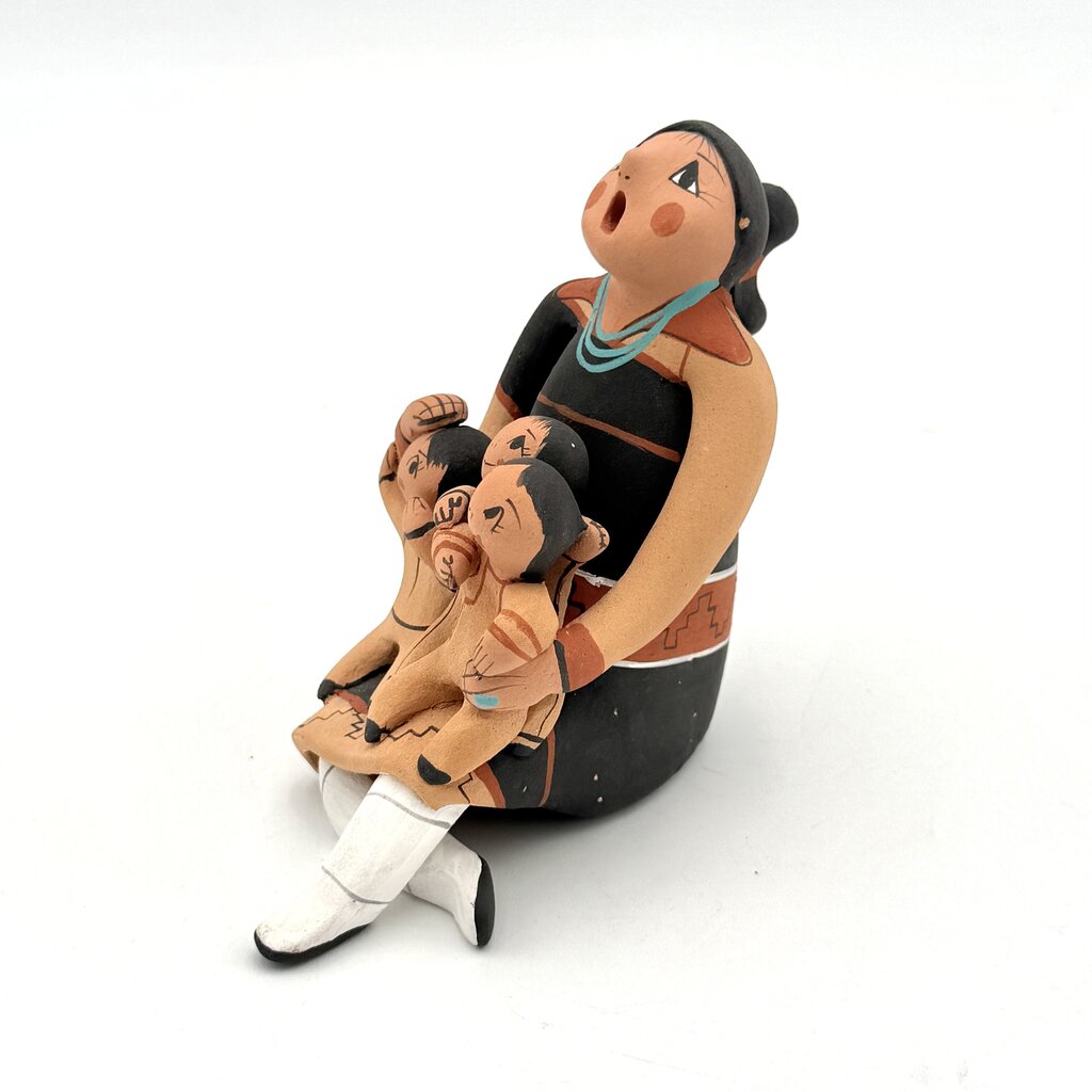 Mary Lucero American Storyteller Terracotta Figurine
