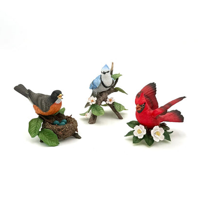 VTG Set of 3 Lenox Bird Figurines