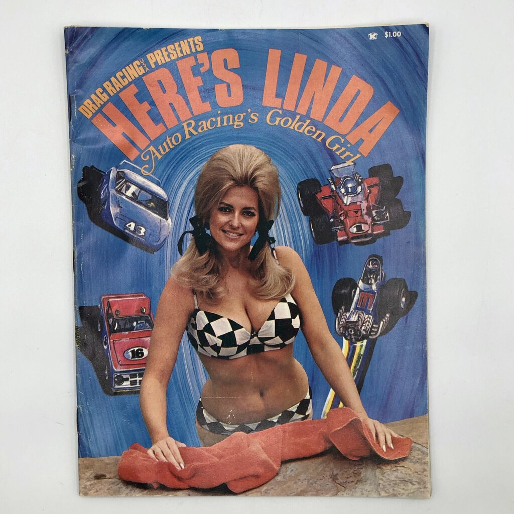 1970 Here’s Linda Auto Racing’s Golden Girl Bio Magazine /b