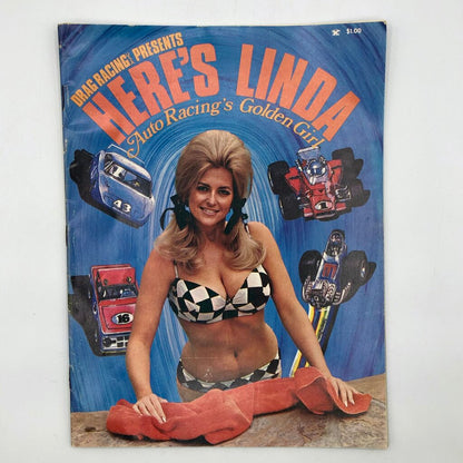 1970 Here’s Linda Auto Racing’s Golden Girl Bio Magazine /b