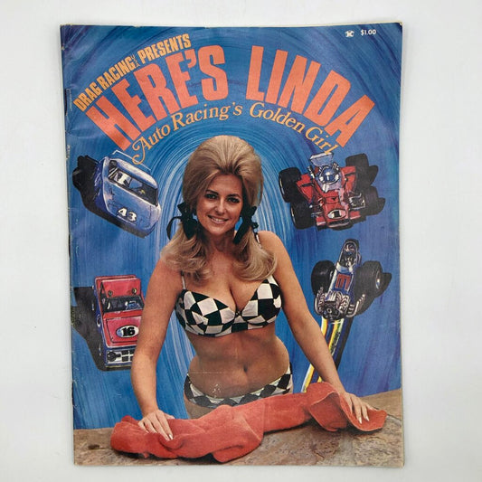 1970 Here’s Linda Auto Racing’s Golden Girl Bio Magazine /b