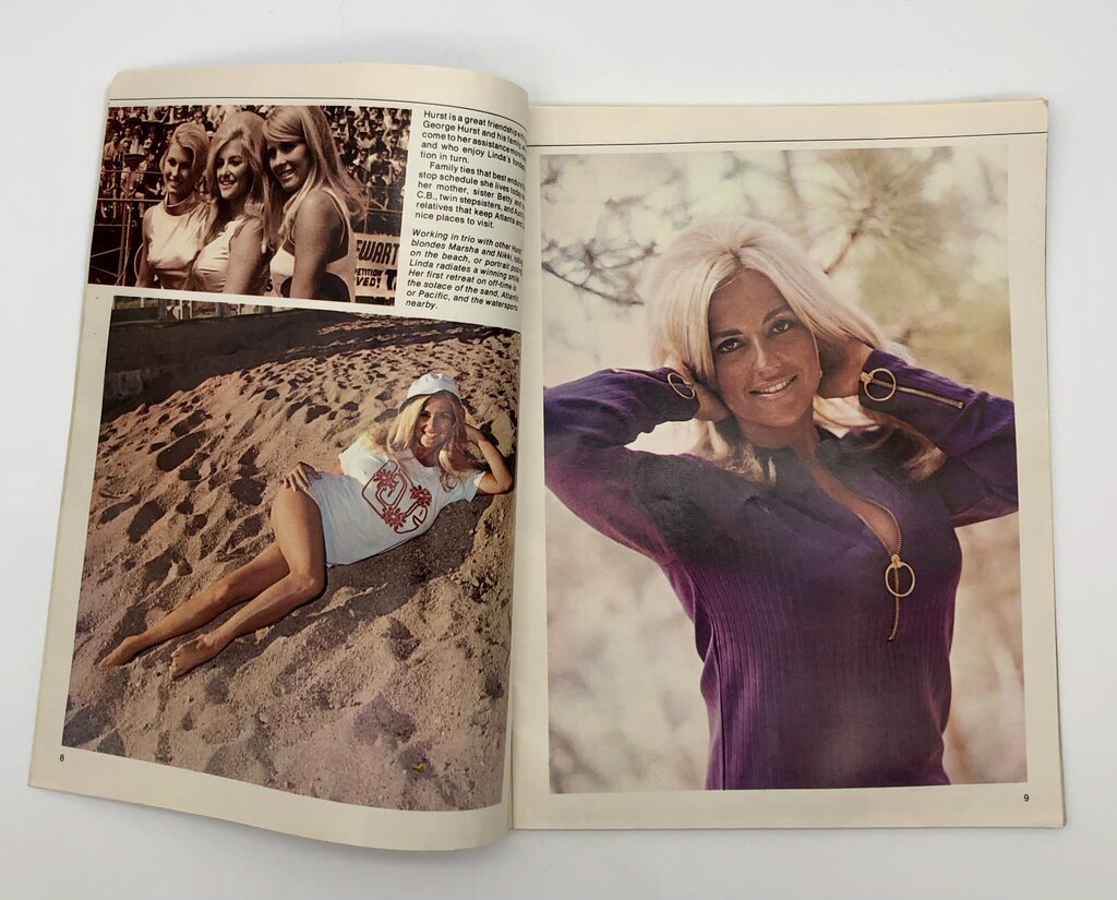 1970 Here’s Linda Auto Racing’s Golden Girl Bio Magazine /b