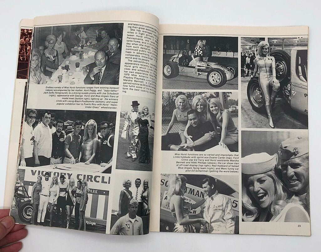 1970 Here’s Linda Auto Racing’s Golden Girl Bio Magazine /b