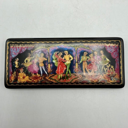 Vintage 1991 Ardleigh Elliott & Sons Russian Ballet Nutcracker Porcelain Musical Trinket Box Dance Of The Sugarplum Fairy /cb