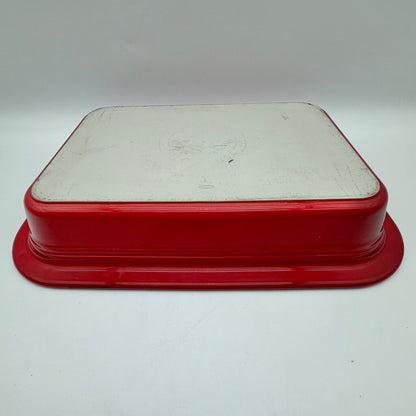 Homer Laughlin Fiesta 9” x 13” Scarlet Red Rectangular Baker/Lasagna Server /cb