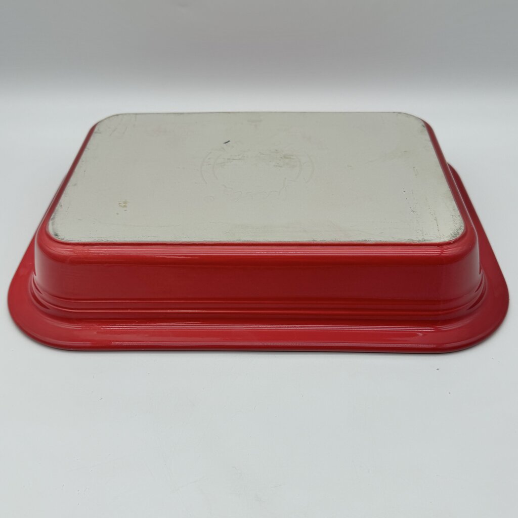 Homer Laughlin Fiesta 9” x 13” Scarlet Red Rectangular Baker/Lasagna Server /cb