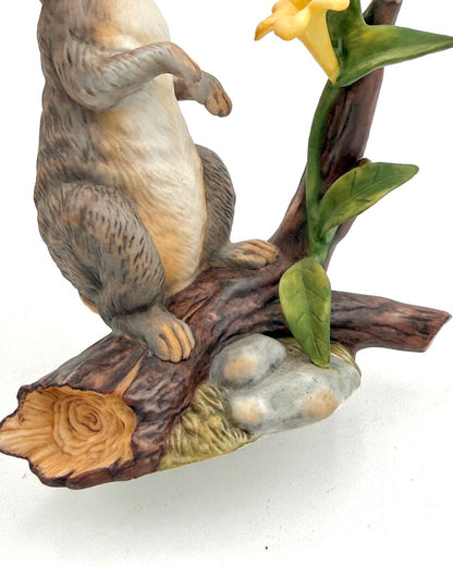 VTG Lenox "Cottontail Rabbit With Yellow Flowers" Figurine