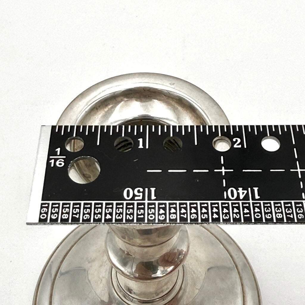 Pair Of Towle Sterling Silver Weighted Candle Stick Holders #734