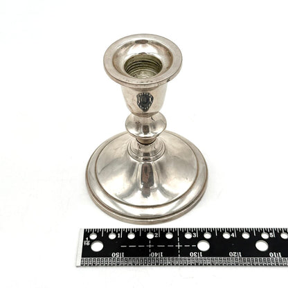 Pair Of Towle Sterling Silver Weighted Candle Stick Holders #734