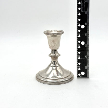Pair Of Towle Sterling Silver Weighted Candle Stick Holders #734