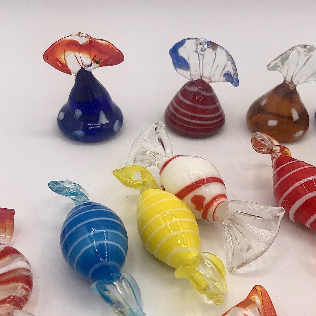 33pc GANZ Blown Glass Candy /b