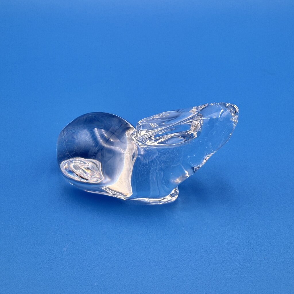 VTG Cristal De Sevres Crystal Rabbit w/ Certificate By Franklin Mint