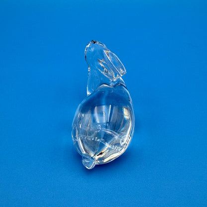VTG Cristal De Sevres Crystal Rabbit w/ Certificate By Franklin Mint
