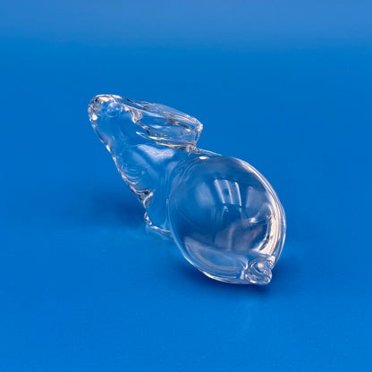 VTG Cristal De Sevres Crystal Rabbit w/ Certificate By Franklin Mint
