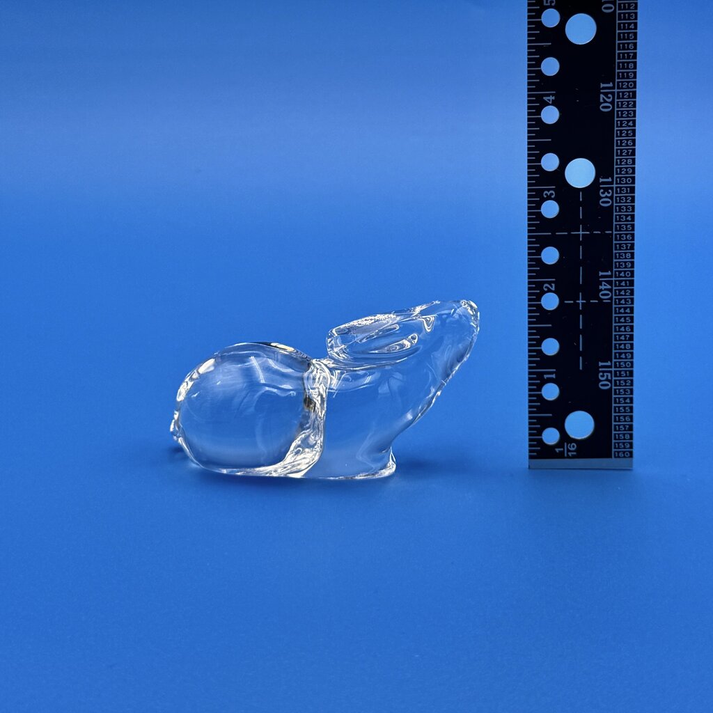 VTG Cristal De Sevres Crystal Rabbit w/ Certificate By Franklin Mint