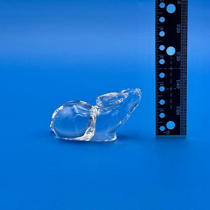 VTG Cristal De Sevres Crystal Rabbit w/ Certificate By Franklin Mint
