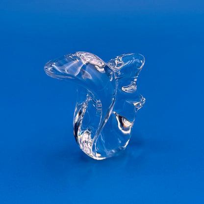 VTG Cristal De Sevres Crystal Squirrel w/ Certificate By Franklin Mint