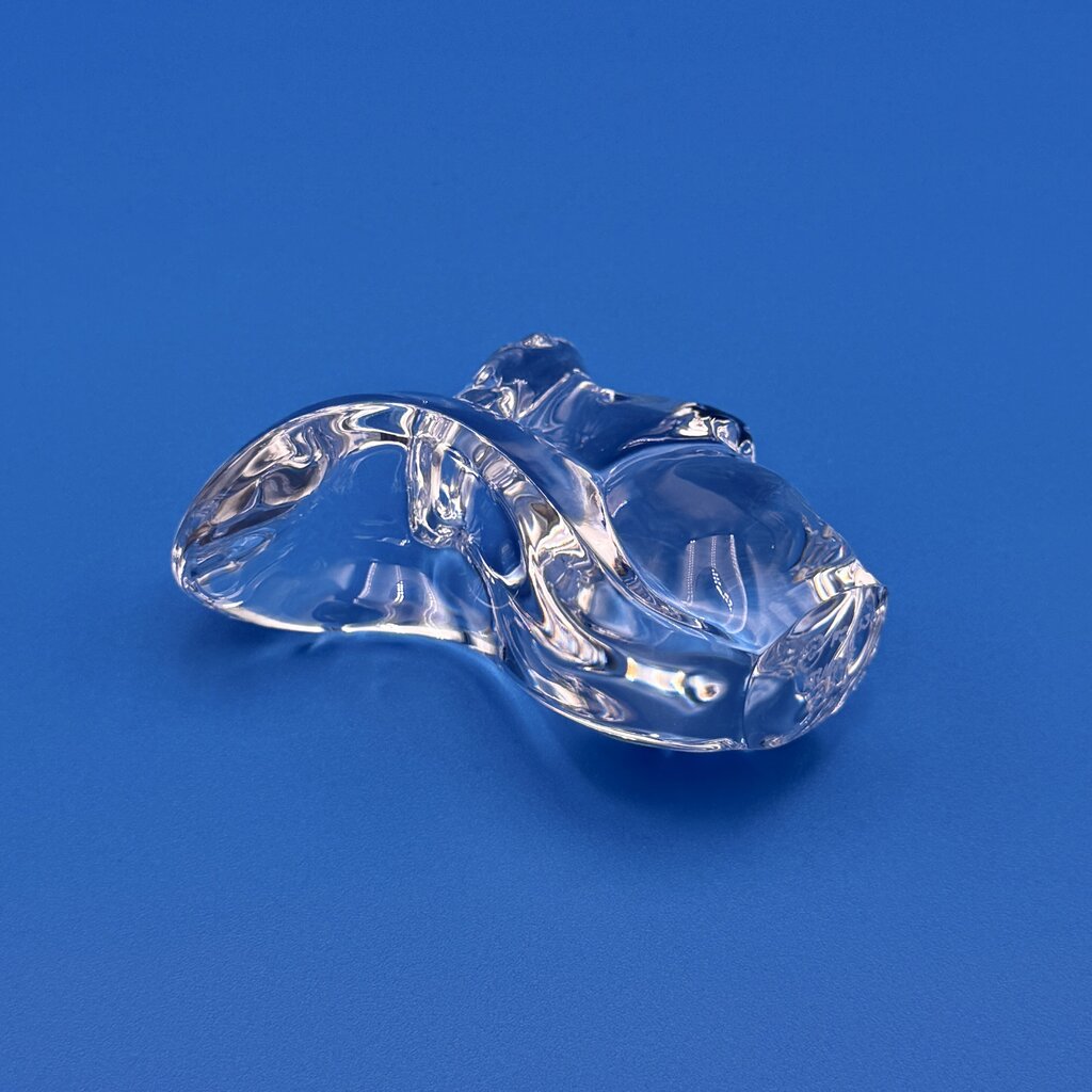 VTG Cristal De Sevres Crystal Squirrel w/ Certificate By Franklin Mint
