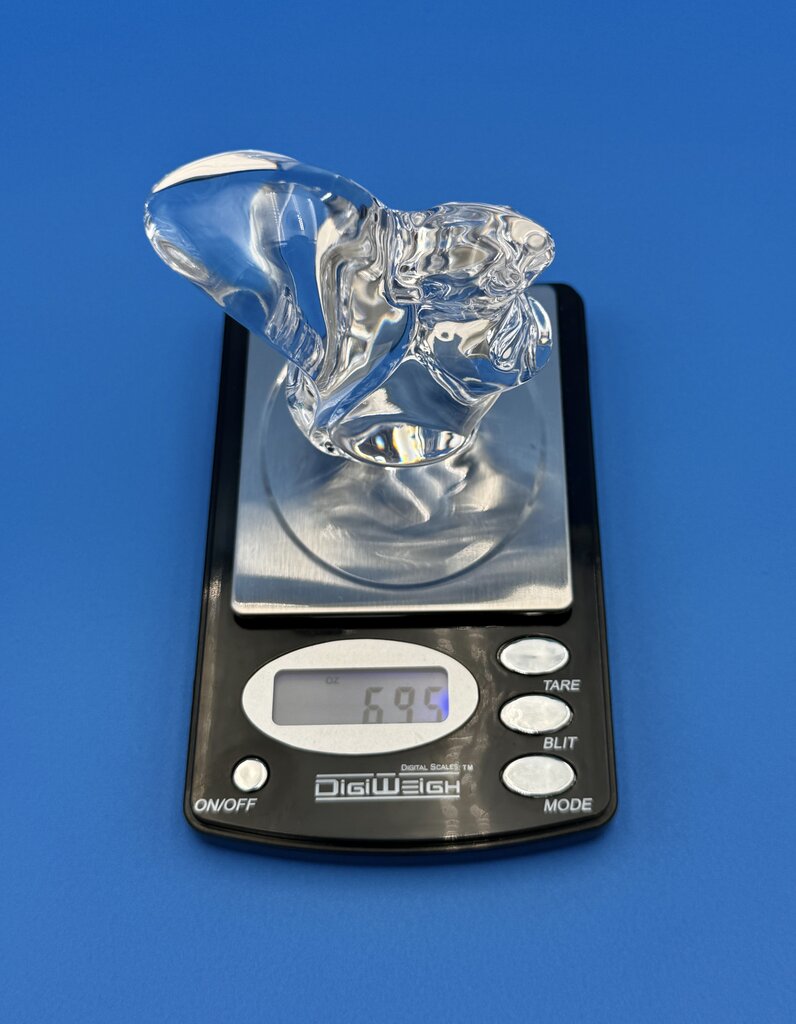VTG Cristal De Sevres Crystal Squirrel w/ Certificate By Franklin Mint