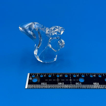 VTG Cristal De Sevres Crystal Squirrel w/ Certificate By Franklin Mint