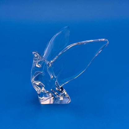 VTG Cristal De Sevres Crystal Seagull w/ Certificate By Franklin Mint