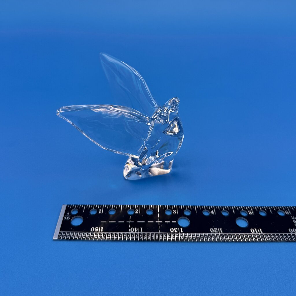 VTG Cristal De Sevres Crystal Seagull w/ Certificate By Franklin Mint